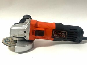 ブラック&デッカー BLACK +DECKER ディスクグラインダー G650 100mm 2019 01 コード式 100V 電動工具 研磨工具 軽量 サイドハンドル