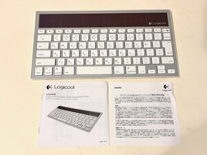 【美品】Logicool ロジクール　K760　ワイヤレスキーボード　ソーラー　ワイヤレス　電池不要　Bluetooth　Mac iPad iPhone HMY