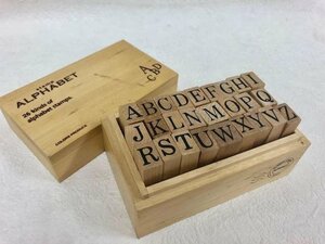 alphabet　文房具　ハンコ　アルファベット　スタンプセット