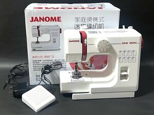 JANOME электрический швейная машина 525A SEW MINI для бытового использования швейная машина foot управление шитье compact рукоделие .. предмет игла для швейной машины есть внизу нить есть 