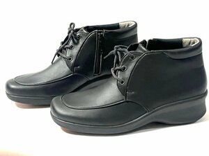 * unused * moonstar eve shoes shoes fastener attaching easy design 23cm EEEE 4E is ikatto boots flexible design wide width black 