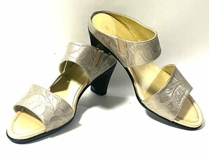 christian eva Christian eba sandals shoes lady's L size outing going out party lady's heel gorgeous 