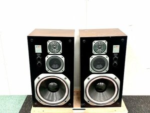 ☆直接引き取り限定☆ ONKYO オンキョー スピーカーペア D-7R 3WAY3スピーカー エアサスペンション方式 ブックシェルフ型 1982年