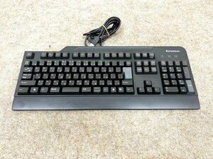 Lenovo レノボ キーボード SK-8825 USBキーボード 日本語配列 有線 純正 在宅 オフィス パソコン用品 家電製品 ①