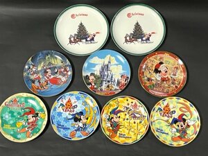 TOKYO Disney land ディズニー 皿 装飾皿 記念プレート デコレーション用 飾り皿 プレート 置物 クリスマス 15周年 ミッキー ミニー おまと