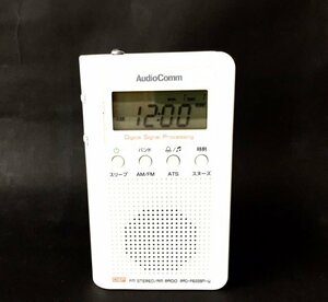 オーム電機 DSP FMステレオ/AMラジオ RAD-F6228M コンパクトサイズ 2013年製