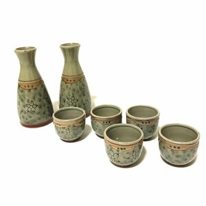 ☆新品☆ 景春窯 徳利 お猪口 セット お酒 日本酒 ぐい呑みに 5個セット