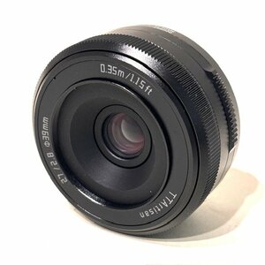 【美品】銘匠光学 TTArtisan AF27mm f2.8 単焦点レンズ ソニーE/APS-C用 マイクロフォーザーズ カメラレンズ ズーム 撮影