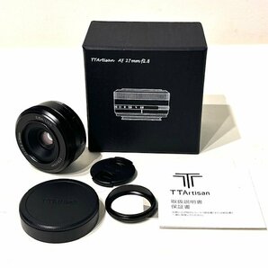 【美品】銘匠光学 TTArtisan AF27mm f2.8 単焦点レンズ ソニーE/APS-C用 マイクロフォーザーズ カメラレンズ ズーム 撮影の画像9