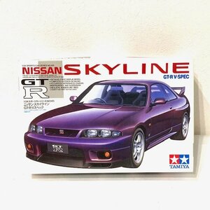 【未組立】TAMIYA タミヤ NISSAN 日産 SKYLINE スカイライン GT-R Vスペック プラモデル No.145 スポーツカー シリーズ 1/24スケール