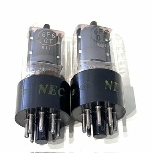 【未使用】NEC 真空管　6F6GT 2本セット 管球　電子管　昭和レトロ　ヴィンテージ