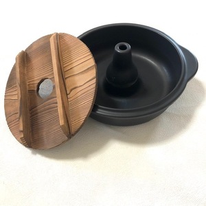  ceramic Bimi beautiful taste super heat-resisting ceramics made shabu-shabu nabe 24cm wooden cover attaching 