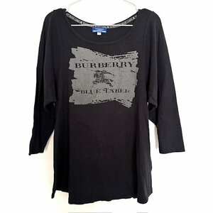 BURBERRY LONDON BLUE LABEL バーバリー ロンドンブルーレーベル E1P18-260-09 トップス 長袖 ファッション レディース Tシャツ ブラック