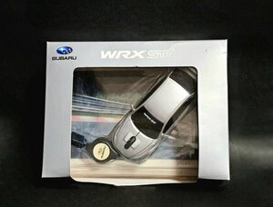 ★未使用★ SUBARU スバル WRX STI USBマウス 巻き取り式USB マウスパッド付き