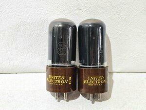 ★未使用★ UNITED ELECTRON ユナイテッドエレクトロン 2A3W/5930 真空管 2本セット 管球 電子管 昭和レトロ 当時物