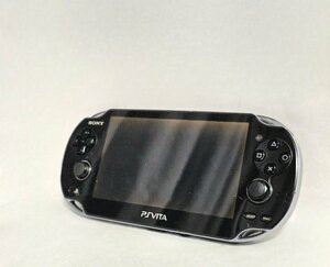 【ジャンク】SONY ソニー PSVITA ヴィータ 本体・ソフトセット PCH-1100 WiーFiモデル 3G クリスタルブラック 部品取り 修理