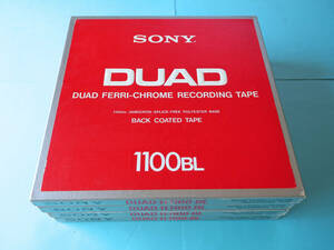 １０号　オープンリールテープ　SONY DUAD ４巻セット　貴重音源　ジャンク品