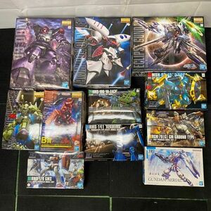 G517-K44-4869 not yet constructed Bandai Gundam plastic model 11 box set /MG MS-106 MS-06S MVF-X08 MS-09/HG RMS-179 RMS-141 MSN-03 RGM-79 other ⑤