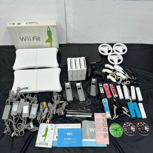 H442^*Nintendo Nintendo Wii body 5 pcs summarize RVL-001/ balance Wii board / remote control 13 piece /nn tea k8 piece / soft 3ps.@ other accessory electrification OK ①