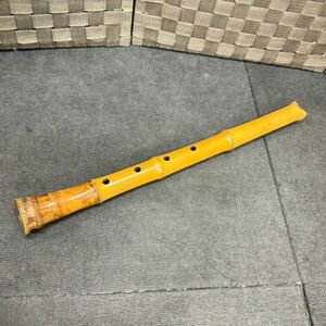 I812-O53-197 сякухати кото старый . нет . традиционные японские музыкальные инструменты духовые инструменты старый изобразительное искусство античный интерьер коллекция общая длина примерно 49cm