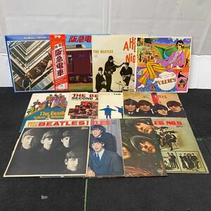 I539-K44-4747 The BEATLES ビートルズ レコード 11枚+他1枚 まとめ/NO.5 HELP! RUBBER SOUL SECOND ALBUM Yellow Submarine OLDIES 他 ⑤