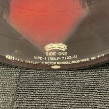 I529-O48-291 PAUL STANLEY KISS キッス VIPD-1 CASABLANCA/ピクチャーレコード LP アルバム Vinyl/ライナー付 ⑤_画像4
