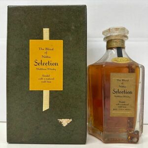 I435-K54-329 The Blend of Nikka Selection The Blend obnika malt base whisky 660ml 45% old sake not yet . plug box attaching ①
