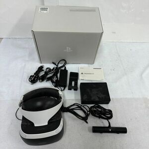 I414-K57-57 SONY ソニー PlayStation VR CUH-ZVR2 ヘッドセット/カメラ/ケーブル/箱/説明書付き プレイステーション PS4 PSVR ①