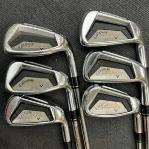 J902-C4-1760 Callaway キャロウェイ LEGACY V レガシー アイアン 6本セット まとめ 男性用 右利き 5/6/7/8/9/P ゴルフクラブ ⑨