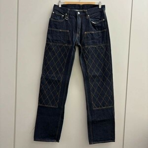 J213-O44-1135 KOJIMA GENES. island jeans size 34 double knee men's strut Denim pants indigo ②