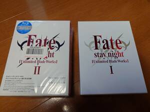 Fate/stay night [Unlimited Blade Works] Blu-ray Disc Box 完全生産限定版　１＆２　1は中古品　2は新品