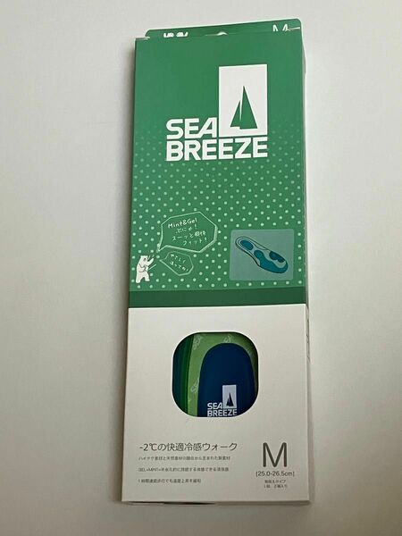 SEA BREEZE シーブリーズ インソール YEL GRN Mサイズ １箱