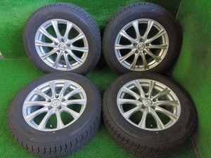 22年 バリ溝 冬 ヨコハマ iG60 225/60R17 社外 Wedsホイール 17×7J エクストレイル等 中古 売切!!