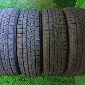 軽自動車に バリ溝 ブリヂストン VRX2 155/65R14 社外14インチ PCD100 4.5J 4本セット 中古 売切!!の画像5