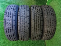 ダンロップ SV01 145R12 6PR LT ダイハツホイール付4本 12×4J 軽バン/軽トラック 中古 売切!!_画像4