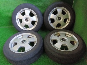 社外14インチアルミホイール 6J +38 175/65R14 ブリヂストン 夏タイヤ 売切!!