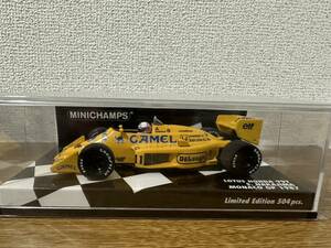 PMA 1/18 ロータス ホンダ 99T 中嶋悟 1987　ミニチャンプス　F1