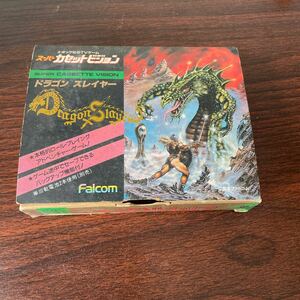  operation not yet verification / present condition goods ] Dragon attrition year super cassette Vision Epo k company adventure game 