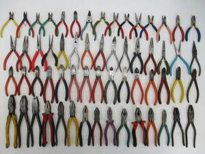 E110 tool set * pincers,nipa, plier etc. large amount 60 point ( used )