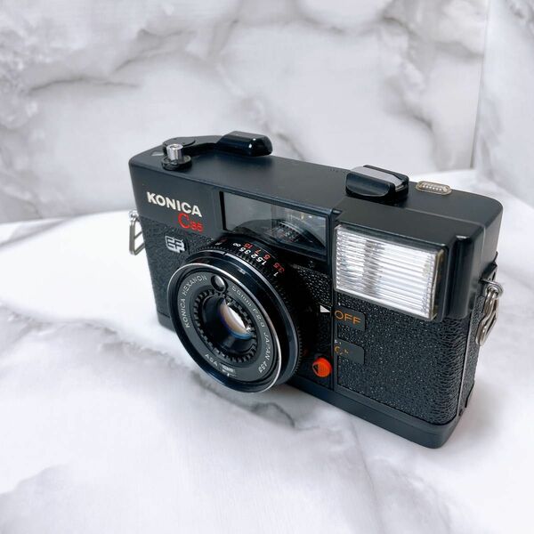 【完動品】KONICA コニカ C35 EF ピッカリコニカ フィルムカメラ