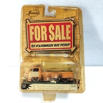 ｔｍ570　Jada For Sale ジェイダ　フォーセール　63 VW Bus Pickup　VOLKSWAGEN フォルクスワーゲン　バス　ピックアップ　1/64_画像1