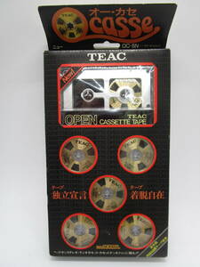  wonderful unused O CASSEo-* spool OC-5C new open cassette tape (NT-50 reel tape 5 pcs set ) present condition goods (32LKU