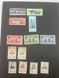 [2320] China stamp 78 79 80 81 machine industry 4 kind . other .8/.22/.25 China person . postal foreign stamp Asia commemorative stamp unused . summarize 