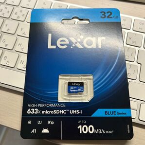 Lexar High-Performance 633x microSD 32GB UHS-I BLUE シリーズ Class 10