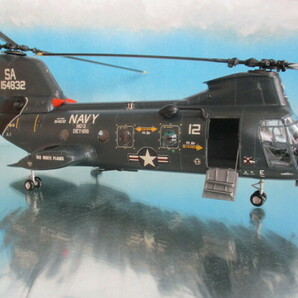 【完成品、定形外】１／７２、ＣＨ－４６Ｄ・シーナイト、ＵＳ ＮＡＶＹ、フジミの画像1