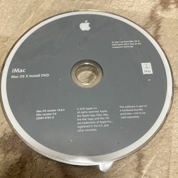 値下げです！Mac OS X Install DVD 10.6.4 