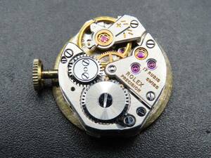 1 jpy ~! operation goods ROLEX Rolex original Movement hand winding Cal.1300 face windshield attaching Vintage parts lady's wristwatch 24