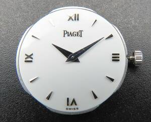 1円～! ジャンク品 PIAGET ピアジェ 純正ムーブメント クォーツ Cal.8P3 文字盤 ヴィンテージ パーツ レディース 腕時計 26