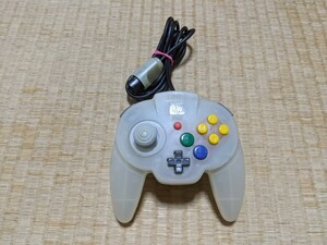 ニンテンドー64 コントローラー　スノーホワイト