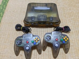  Nintendo 64 body controller clear black junk treatment 